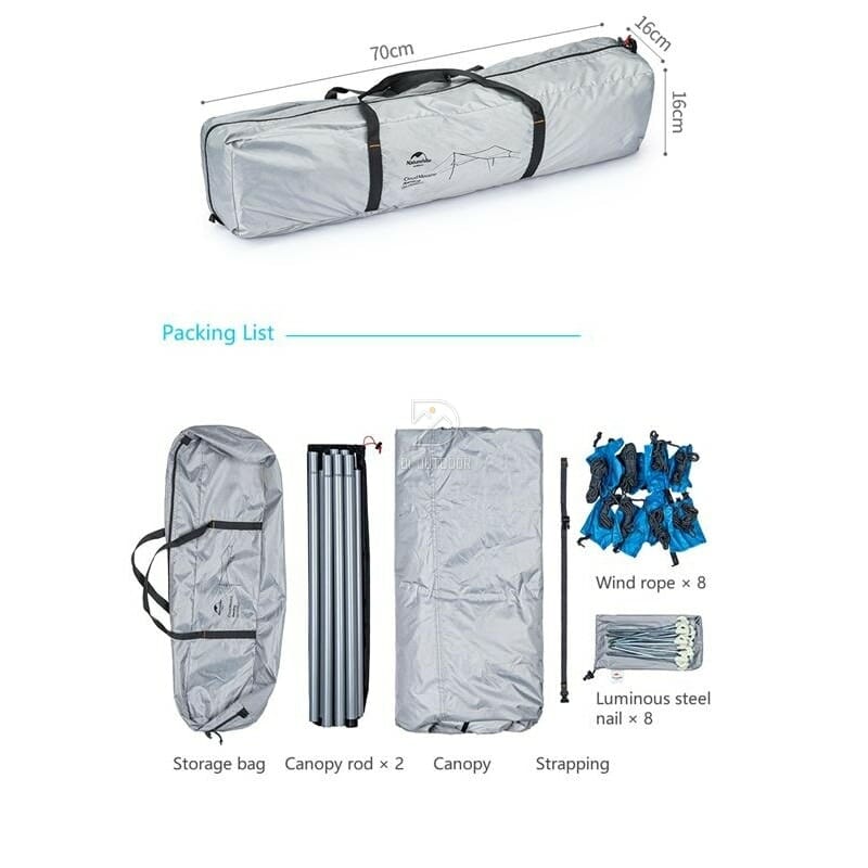 Bộ tăng dã ngoại lớn naturehike moraine 8-10 người Bộ tăng dã ngoại lớn naturehike moraine 8-10 người