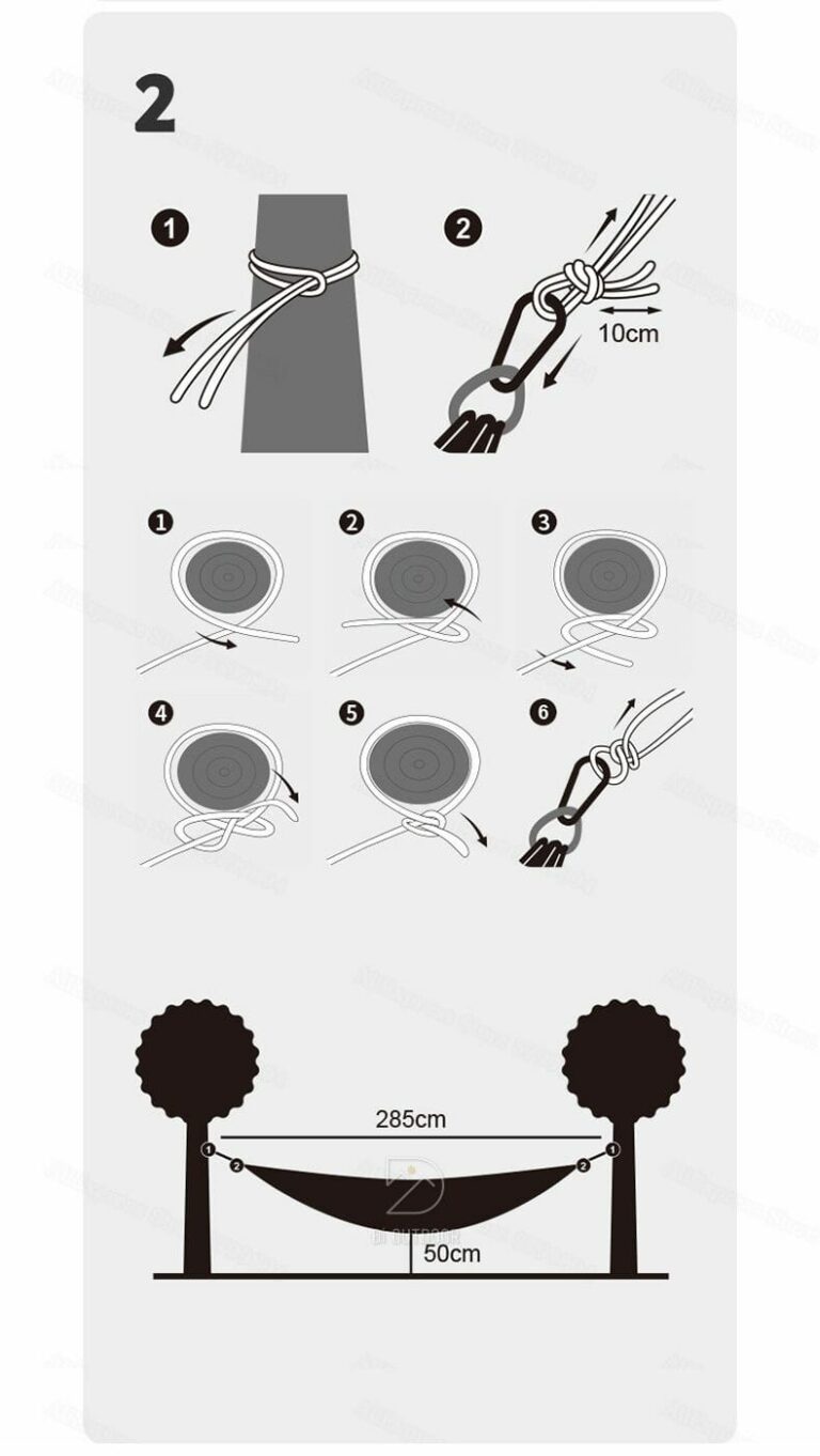 Võng cắm trại chống lật naturehike nh21dc011 Cach treo võng naturehike nh21dc011