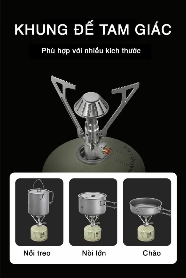 Bếp gas mini cắm trại naturehike nh21rj003 Bếp ga mini naturehike nh21rj003