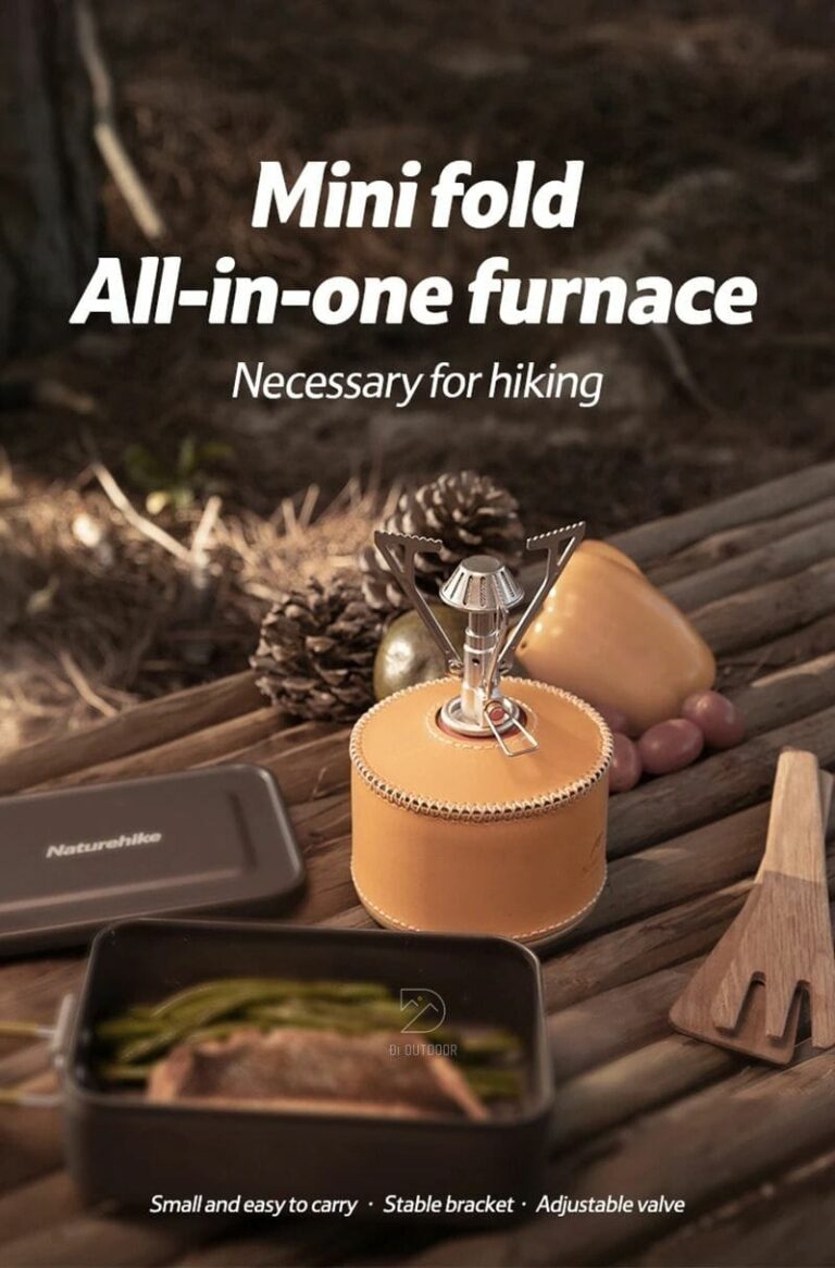 Bếp gas mini cắm trại naturehike nh21rj003 Bếp ga mini naturehike nh21rj003