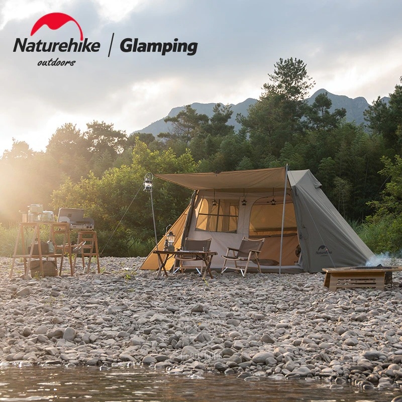 Lều 4 người glamping naturehike village 5. 0 nh21zp009