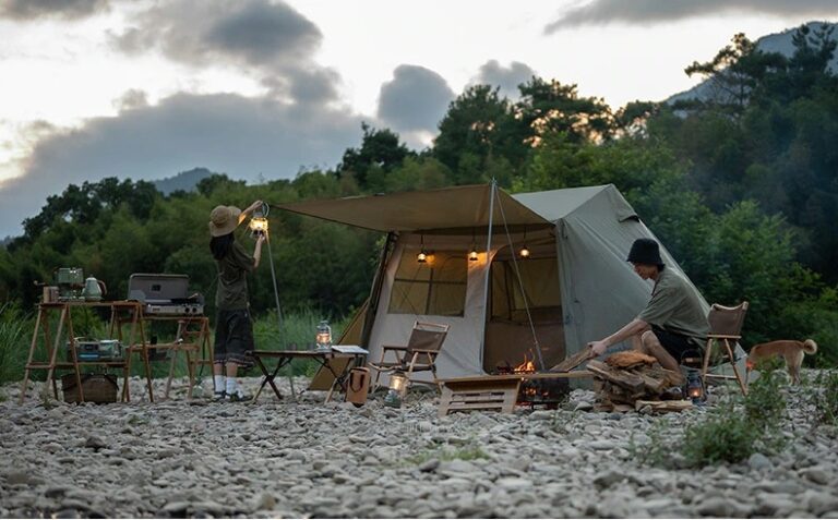 Lều 4 người glamping village 5. 0 naturehike nh21zp009 Lều glamping naturehike village 5. 0 nh21zp009