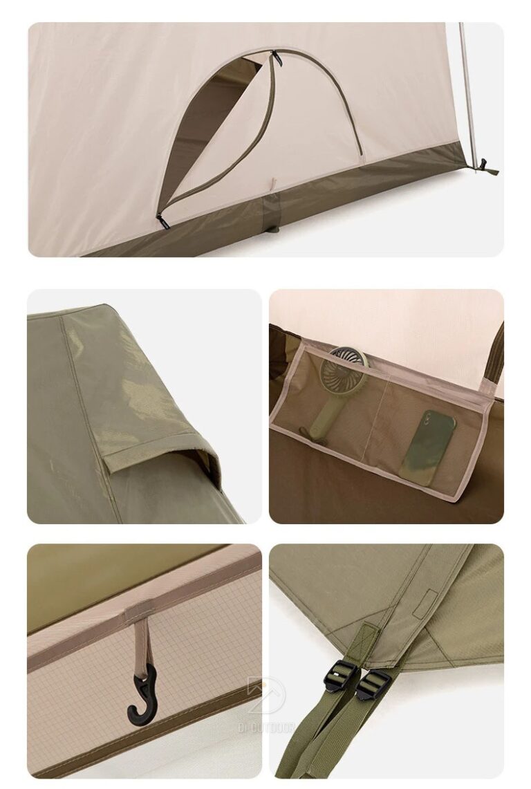 Lều 4 người glamping village 5. 0 naturehike nh21zp009 Lều glamping naturehike village 5. 0 nh21zp009