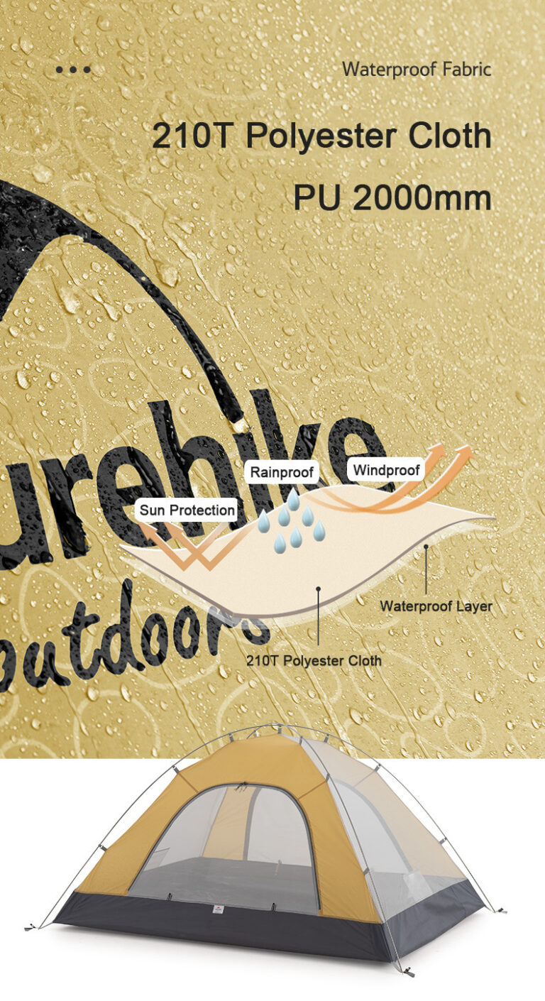Lều 4 người chống nước naturehike nh18z044-p