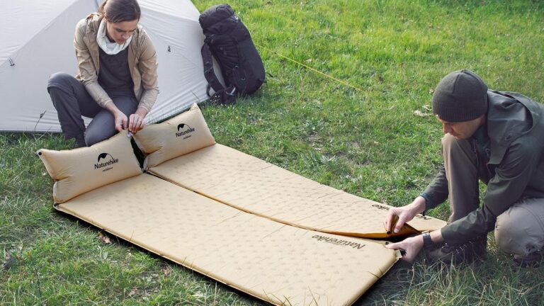 Đệm hơi du lịch tự bơm naturehike nh15q002-d Đệm hơi du lịch naturehike nh15q002-d