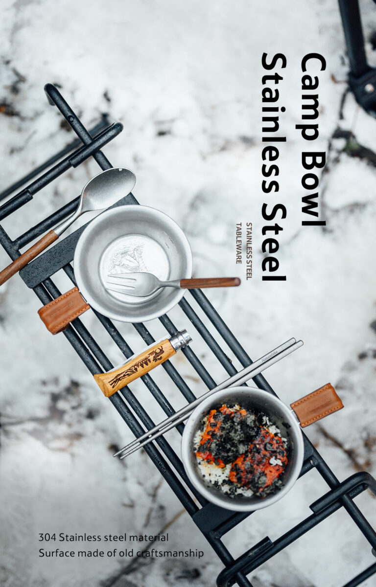Bát ăn dã ngoại thép không gỉ naturehike nh21sj002 Chén ăn cơm stailess steel naturehike nh21sj002