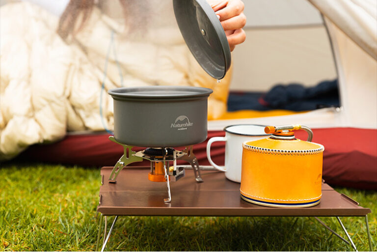 Bếp ga dã ngoại xếp gọn naturehike nh21rj009 Bếp ga du lịch xếp gọn naturehike nh21rj009