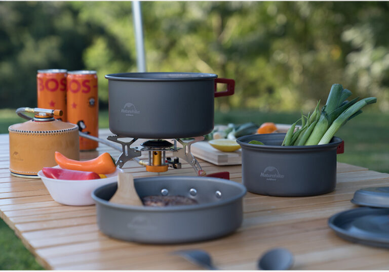 Bếp ga dã ngoại xếp gọn naturehike nh21rj009 Bếp ga mini du lịch xếp gọn naturehike nh21rj009