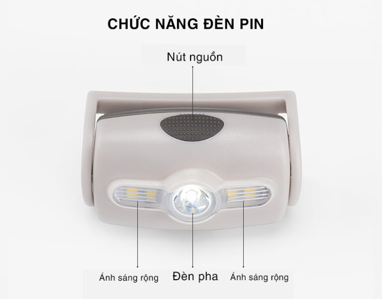 Đèn pin đội đầu 3 bóng naturehike nh18t005-f