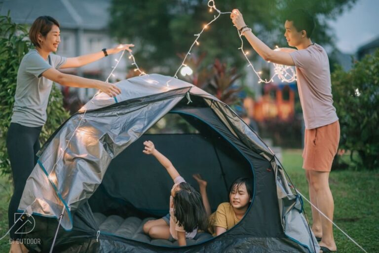 Cửa hàng bán đồ cắm trại - dã ngoại hồ chí minh Cắm tại cùng gia đình
