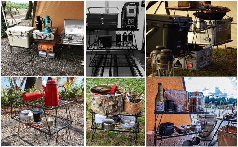 Kệ gấp đa năng để đồ dã ngoại campingmoon t-230 Kệ để đồ dã ngoại campingmoon t-230