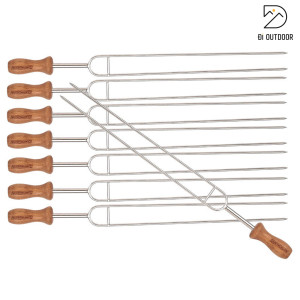 Que xiên đôi nướng dã ngoại BBQ Campingmoon MK-8