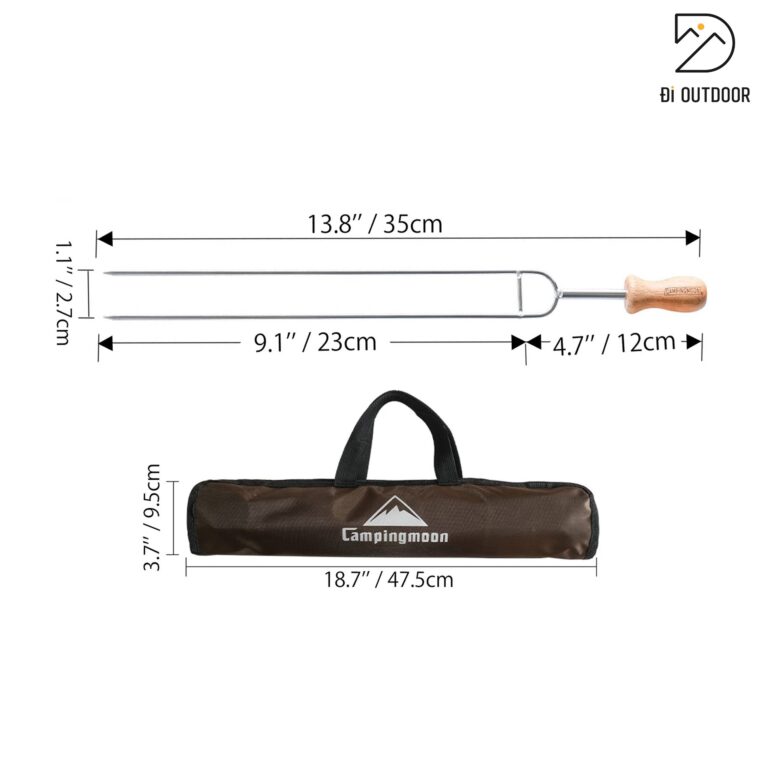 Que xiên nướng bbq campingmoon mk-8 Que xiên nướng cắm trại campingmoon mk-8