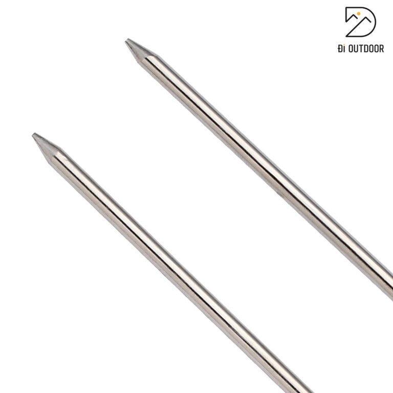 Que xiên nướng bbq campingmoon mk-8 Que xien nuong inox campingmoon mk-8