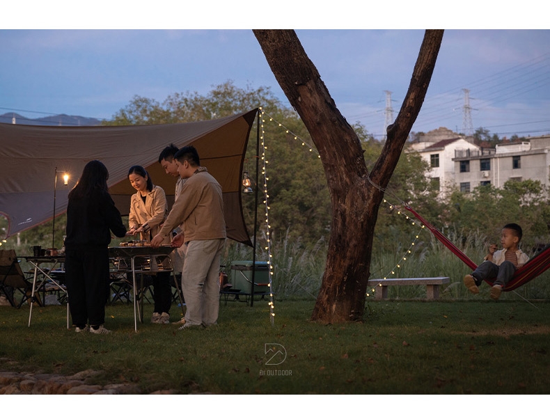 Bộ 8 que xiên thịt nướng bbq inox campingmoon k-480 Bộ 8 que xiên nướng bbq campingmoon k-480