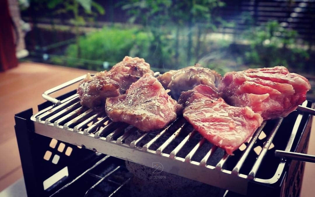 Vỉ nướng bbq campingmoon thép không gỉ 304 Vỉ nướng bbq campingmoon thép không gỉ 304