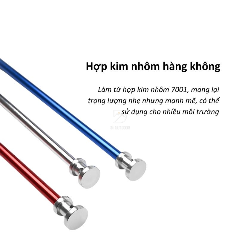 Cọc dựng lều - cọc cắm đất cắm trại 23cm Cọc lều nhôm 7001