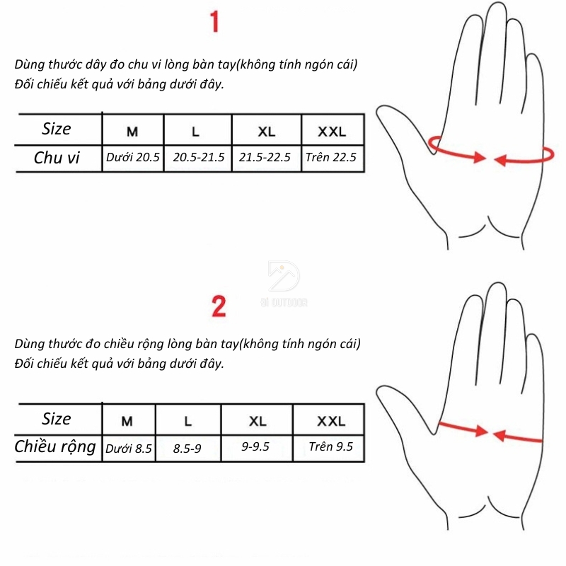 Găng tay xe máy full ngón đi phượt rs sport