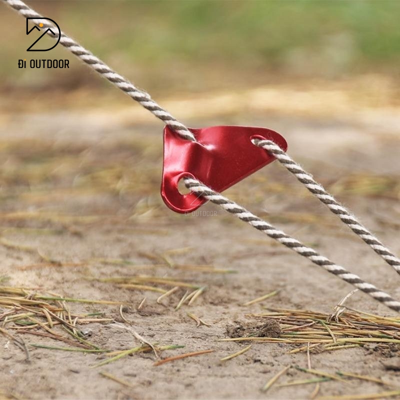 Khóa căng dây lều tăng bạt - khóa dây gió 3 lỗ Khóa dây gió lều trại