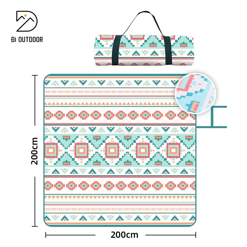 Thảm dã ngoại họa tiết 2m*2m