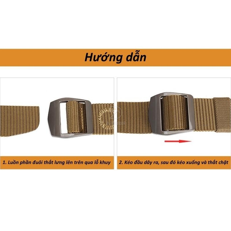 Thắt lưng dã ngoại - dây lưng (nịt) du lịch