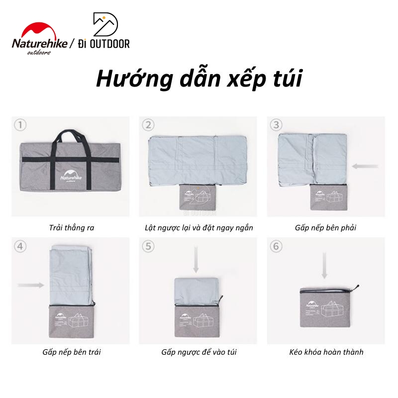 Túi đựng đồ du lịch xếp gọn naturehike nh17s021 Hướng dẫn xếp túi chứa đồ dã ngoại naturehike nh17s021