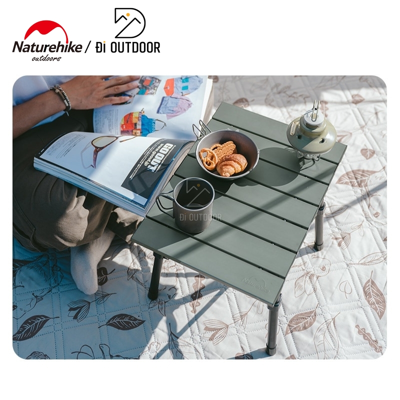 Bàn nhôm mini gấp gọn dã ngoại naturehike cnh22ju050