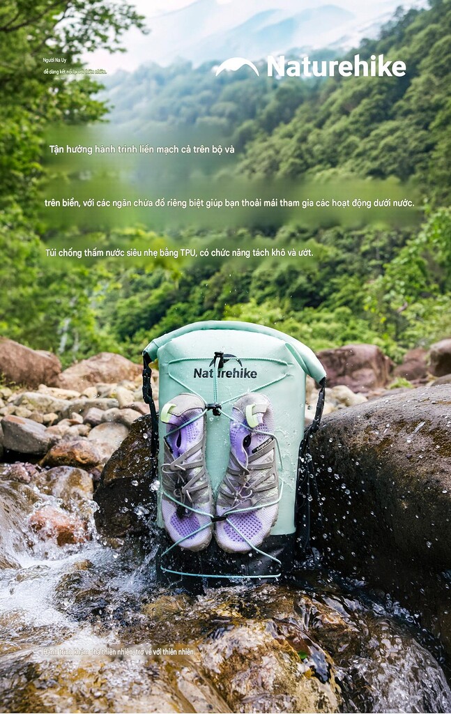 Balo chống nước đi phượt tpu naturehike nh21fsb04