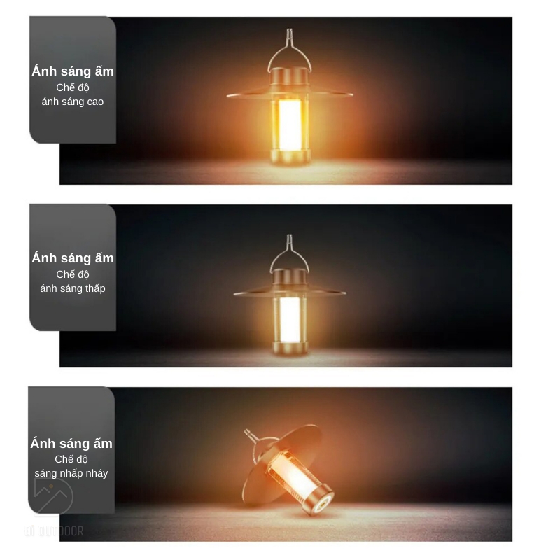 Đèn cắm trại - đèn led dã ngoại siêu sáng chống nước
