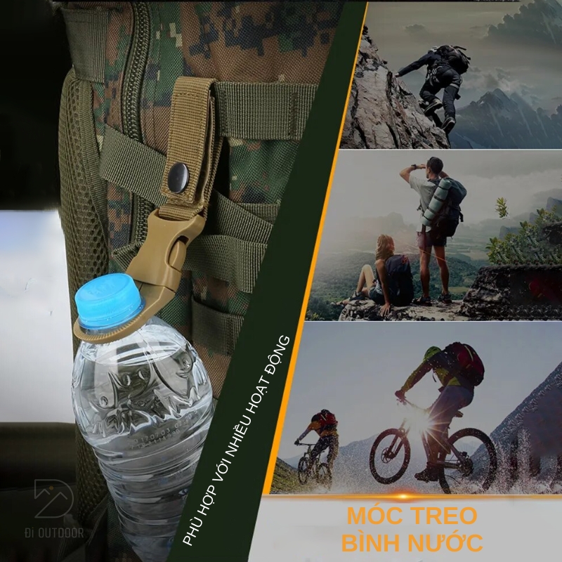 Móc treo bình nước - móc cổ chai bình nước dã ngoại Móc treo bình nước - móc cổ chai bình nước dã ngoại