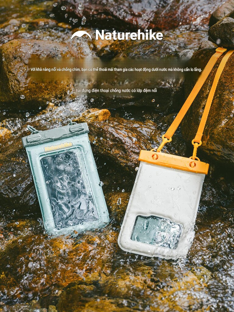 Túi chống nước điện thoại cao cấp naturehike cnk2300bs015