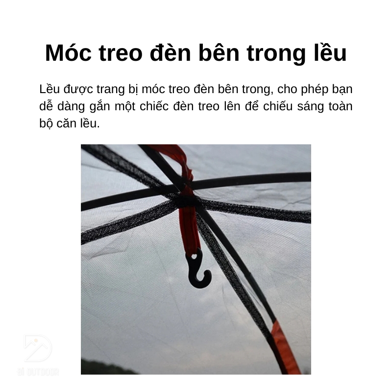 Lều cắm trại 2 người khung nhôm 2 lớp chống mưa Lều cắm trại 2 người khung nhôm 2 lớp chống mưa