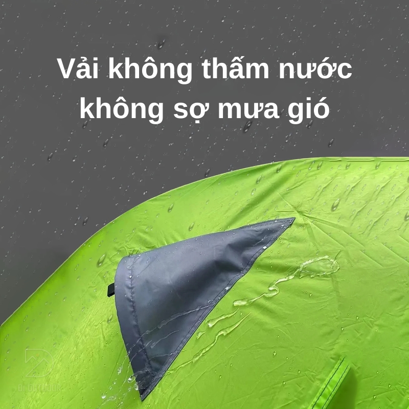 Lều cắm trại 2 người khung nhôm 2 lớp chống mưa Lều cắm trại 2 người khung nhôm 2 lớp chống mưa