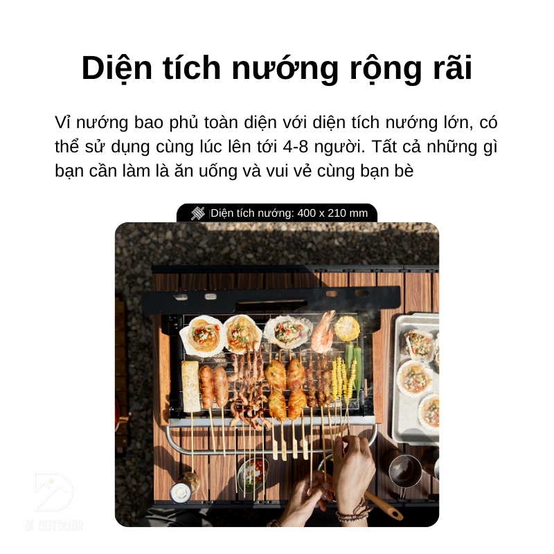 Bếp nướng dã ngoại xếp gọn naturehike cnk2300cj010 Bếp nướng dã ngoại xếp gọn naturehike cnk2300cj010