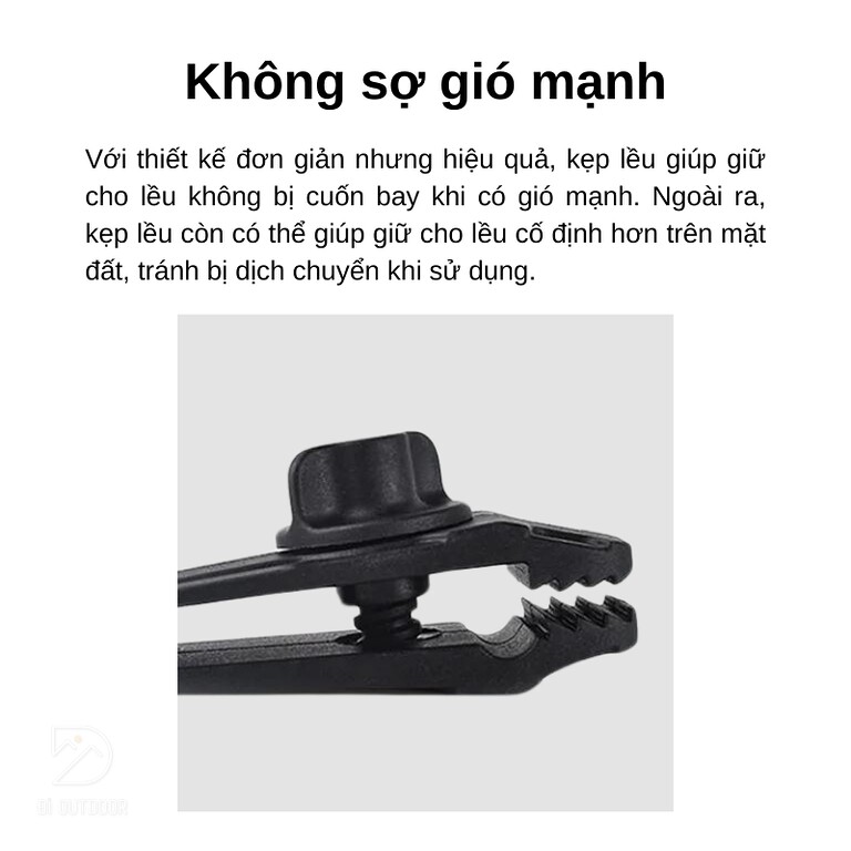 Kẹp căng tăng bạt, mái che, lều trại - tarp clips