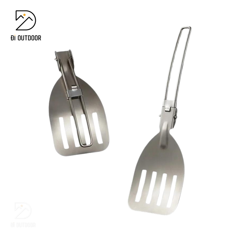 Xẻng nấu ăn dã ngoại gấp gọn - vá nấu ăn múc canh Xẻng nấu ăn dã ngoại gấp họn