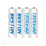 Pin Sạc AAA 1300mAh 1.2V Beston Ni-mh AAA1300 - Ảnh 10
