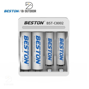 Sạc Pin AA & AAA Beston C8002 Ni-Mh 1.2V 4 Slot Smart LED