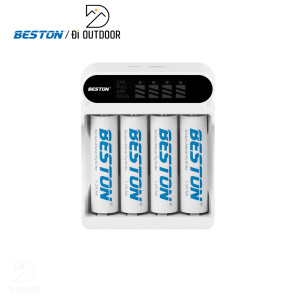 Sạc Pin AA & AAA Beston C9023L Ni-Mh 1.2V 4 Slot Smart LED