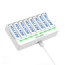 Sạc Pin AA & AAA Beston C8003 Ni-Mh 2.4V 8 Slot Smart LED - Ảnh 5
