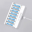 Sạc Pin AA & AAA Beston C9024 Ni-Mh 1.2V 8 Slot Smart LED - Ảnh 5