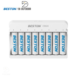 Sạc Pin AA & AAA Beston C9024 Ni-Mh 1.2V 8 Slot Smart LED