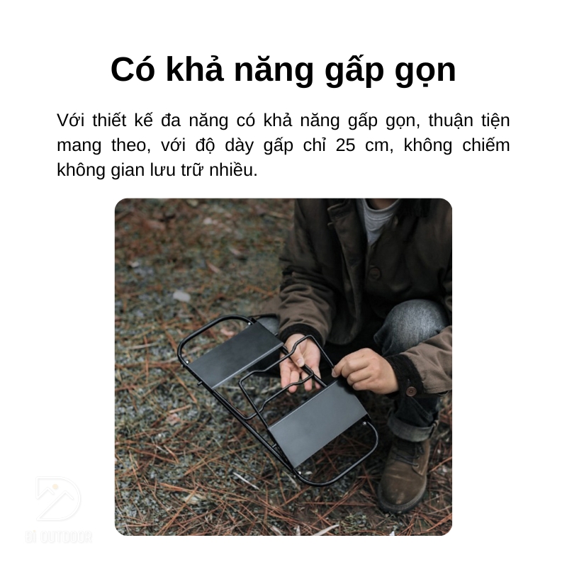 Bàn gấp mini dã ngoại, bàn xếp điều chỉnh 7 cấp độ chiều cao Bàn gấp mini dã ngoại, bàn xếp điều chỉnh 7 cấp độ chiều cao