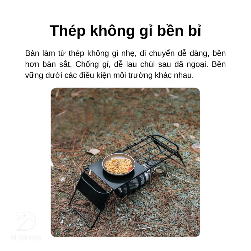 Bàn gấp mini dã ngoại, bàn xếp điều chỉnh 7 cấp độ chiều cao Bàn gấp mini dã ngoại, bàn xếp điều chỉnh 7 cấp độ chiều cao