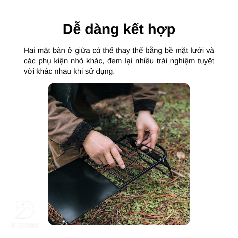 Bàn gấp mini dã ngoại, bàn xếp điều chỉnh 7 cấp độ chiều cao Bàn gấp mini dã ngoại, bàn xếp điều chỉnh 7 cấp độ chiều cao