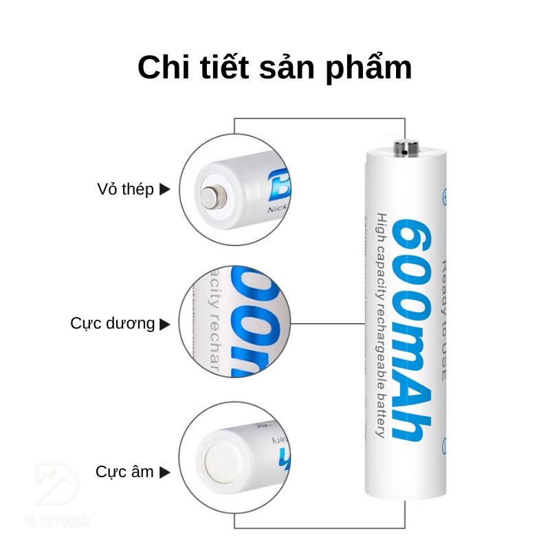 Pin sạc aaa 600mah 1. 2v beston ni-mh aaa600 Pin sạc aaa 600mah 1. 2v beston ni-mh aaa600