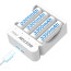 Sạc Pin AA & AAA Beston C9023 Ni-Mh 1.2V 4 Slot Smart LED - Ảnh 5