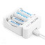 Sạc Pin AA & AAA Beston C9023 Ni-Mh 1.2V 4 Slot Smart LED - Ảnh 4