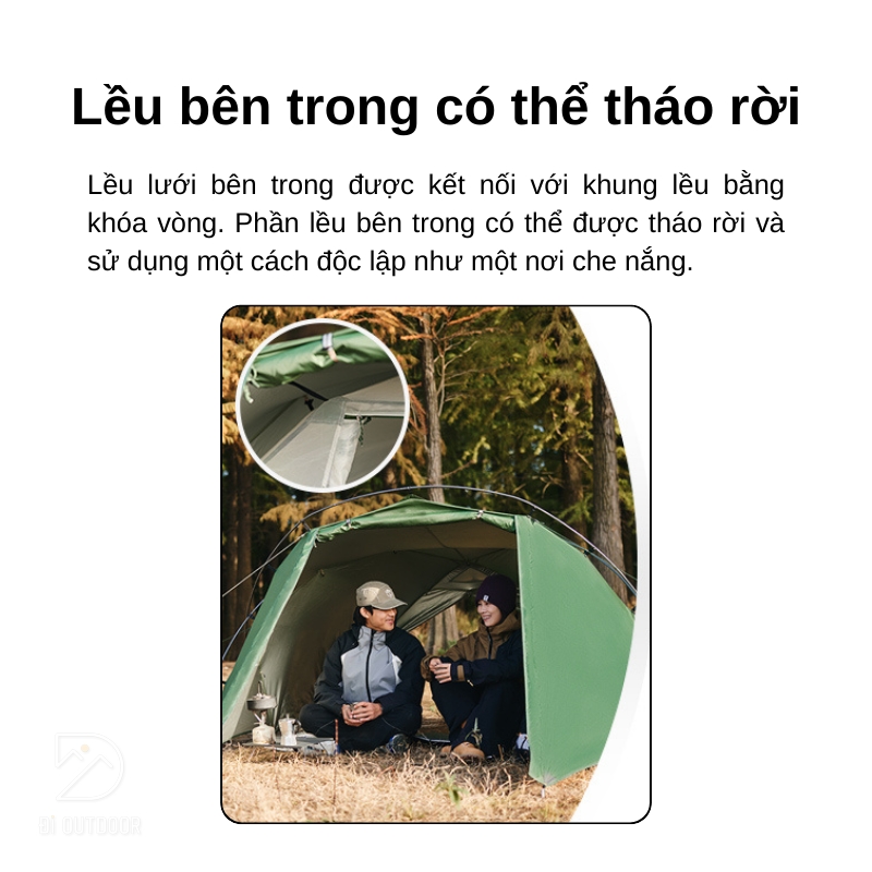 Lều dã ngoại 2 người cao cấp naturehike hillock6 cnk2300zp040 Lều dã ngoại 2 người cao cấp naturehike hillock6 cnk2300zp040