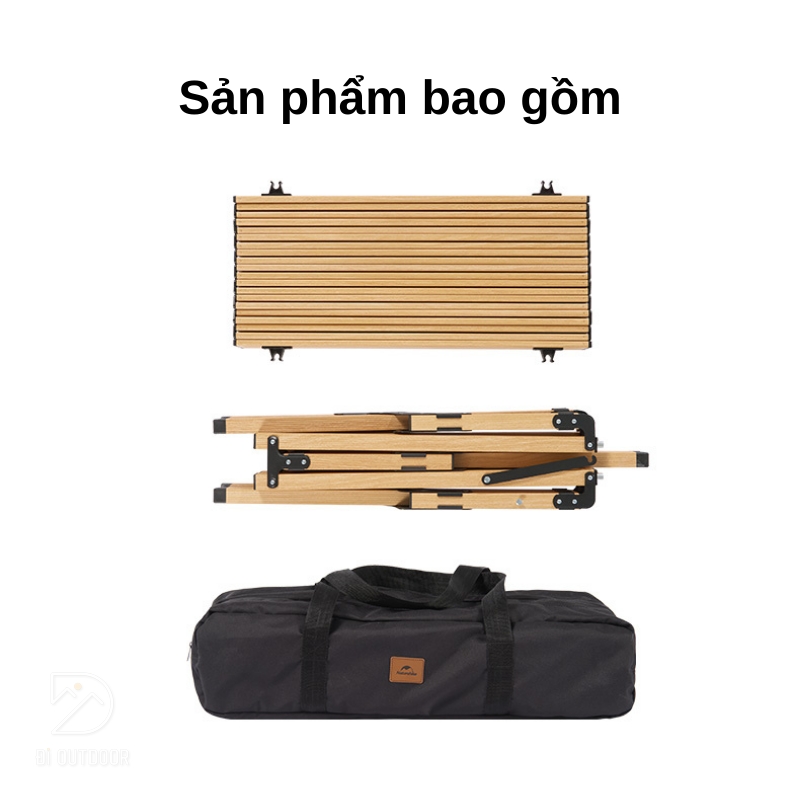 Bàn xếp gọn dã ngoại bằng nhôm vân gỗ naturehike cnk2300ju010 Bàn xếp gọn dã ngoại bằng nhôm vân gỗ naturehike cnk2300ju010